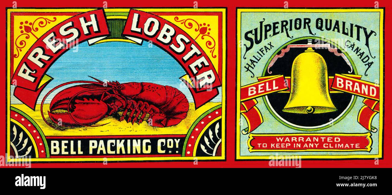 Bell Brand Fresh Lobster Stockfoto