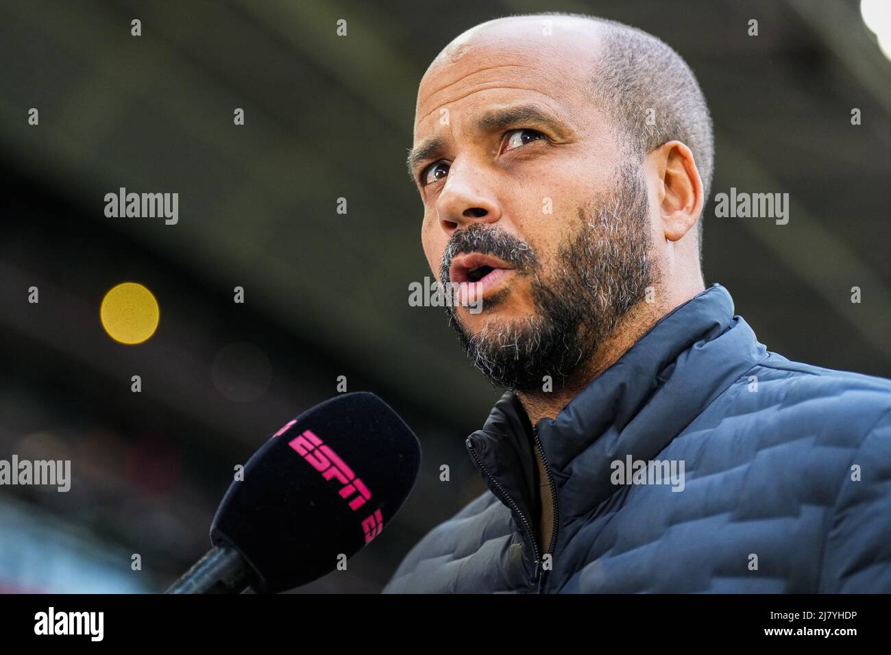 UTRECHT - AZ Alkmaar-Trainer Pascal Jansen während des niederländischen Eredivisie-Spiels zwischen dem FC Utrecht und AZ am 11. Mai 2022 im Stadion Galgenwaard in Utrecht, Niederlande. ANP ED DER POL Stockfoto