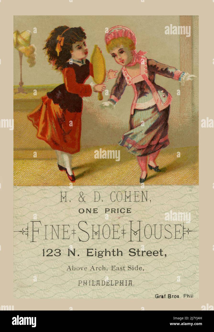H&D Cohen Fine Shoe House Stockfoto