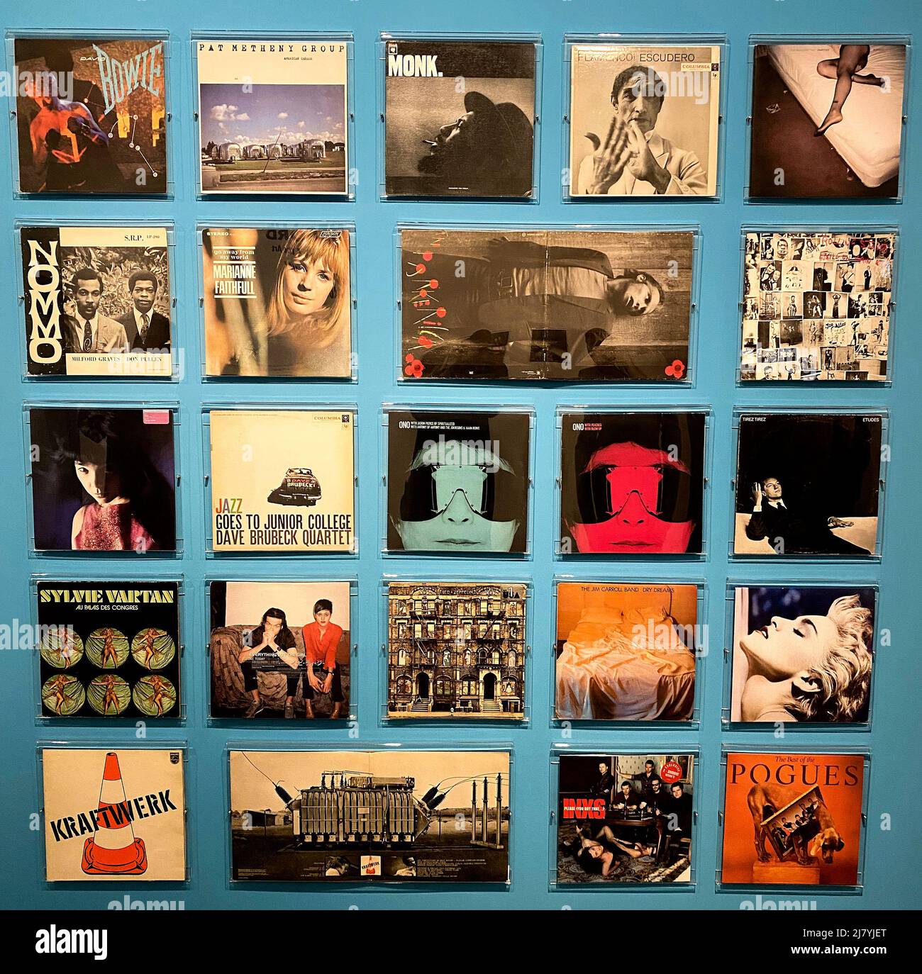 Für The Record, London England, Großbritannien. Stockfoto