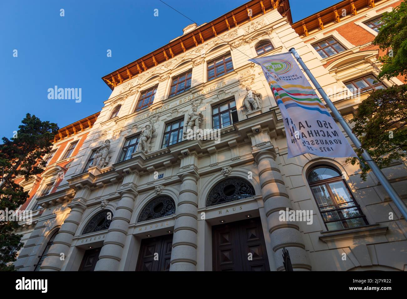 Wien, Wien: Universität für Bodenkultur, Gregor-Mendel-Haus 18. Währing, Wien, Österreich Stockfoto