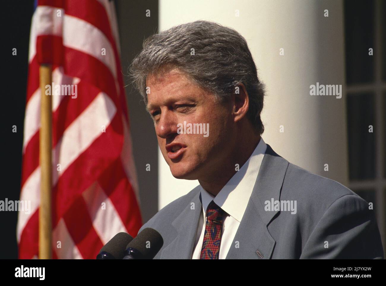 Präsident Bill Clinton, 1993 Stockfoto