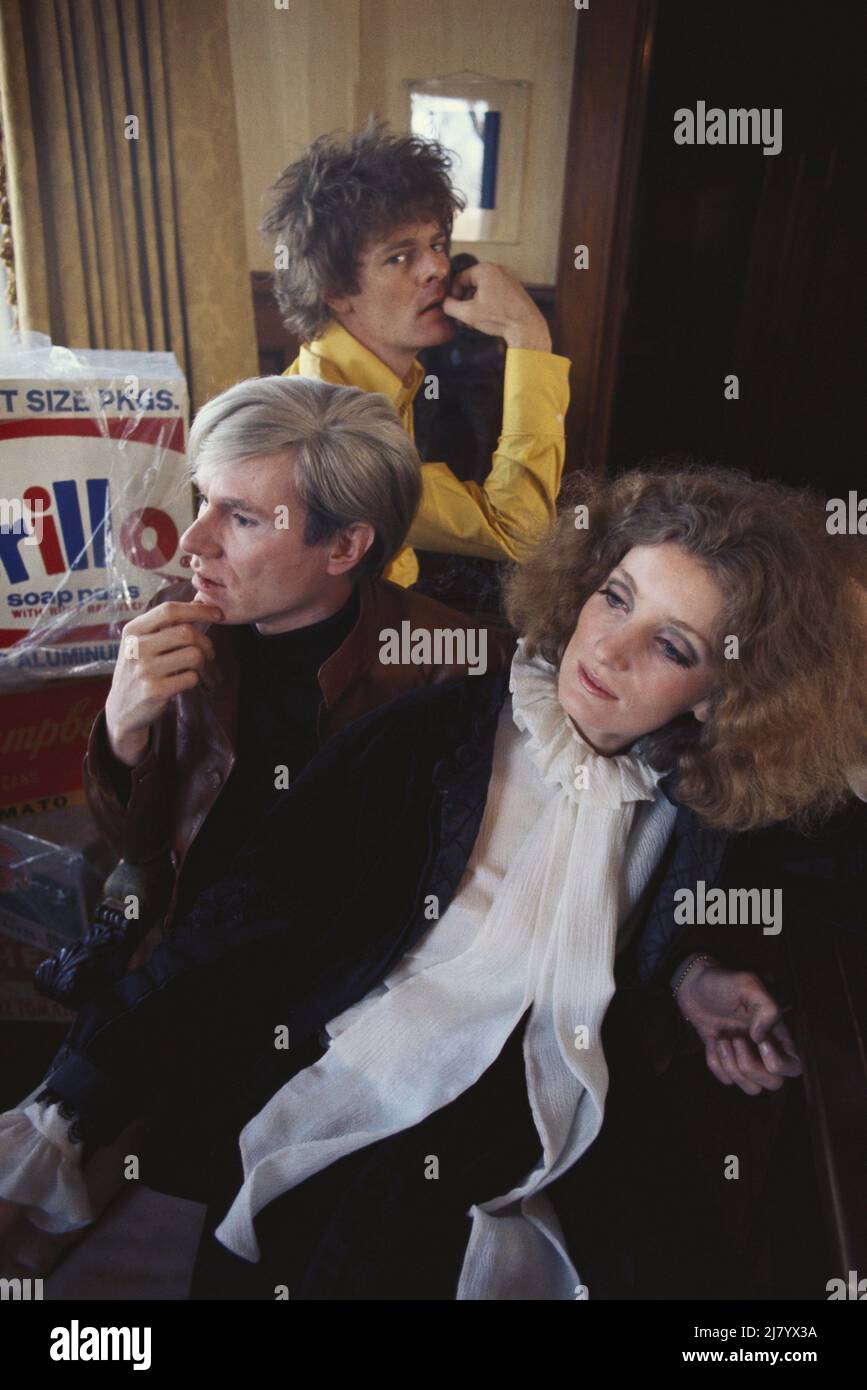 Andy Warhol, Paul Morrissey, Viva Stockfoto