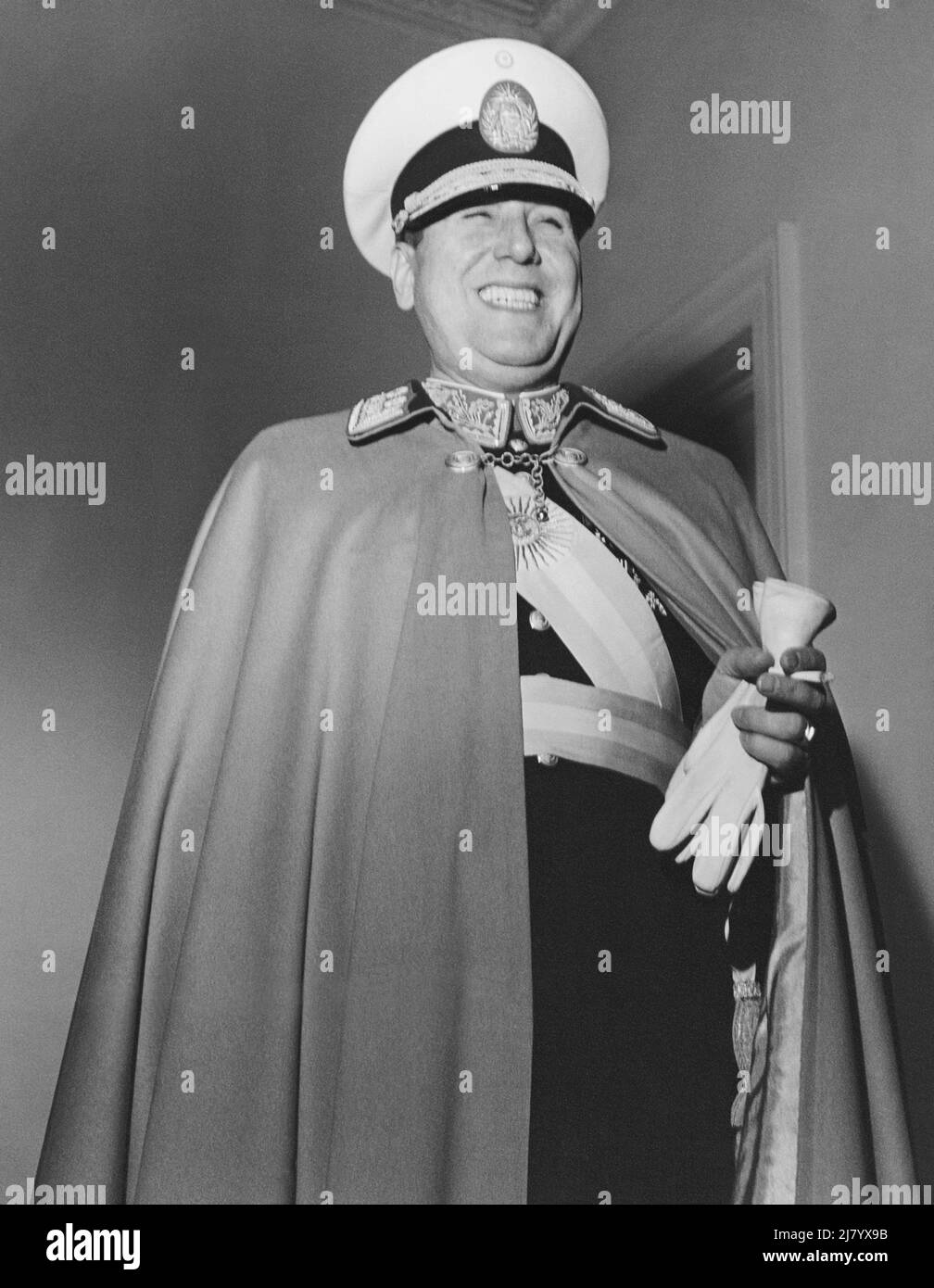 Juan Peron, 1950 Stockfoto