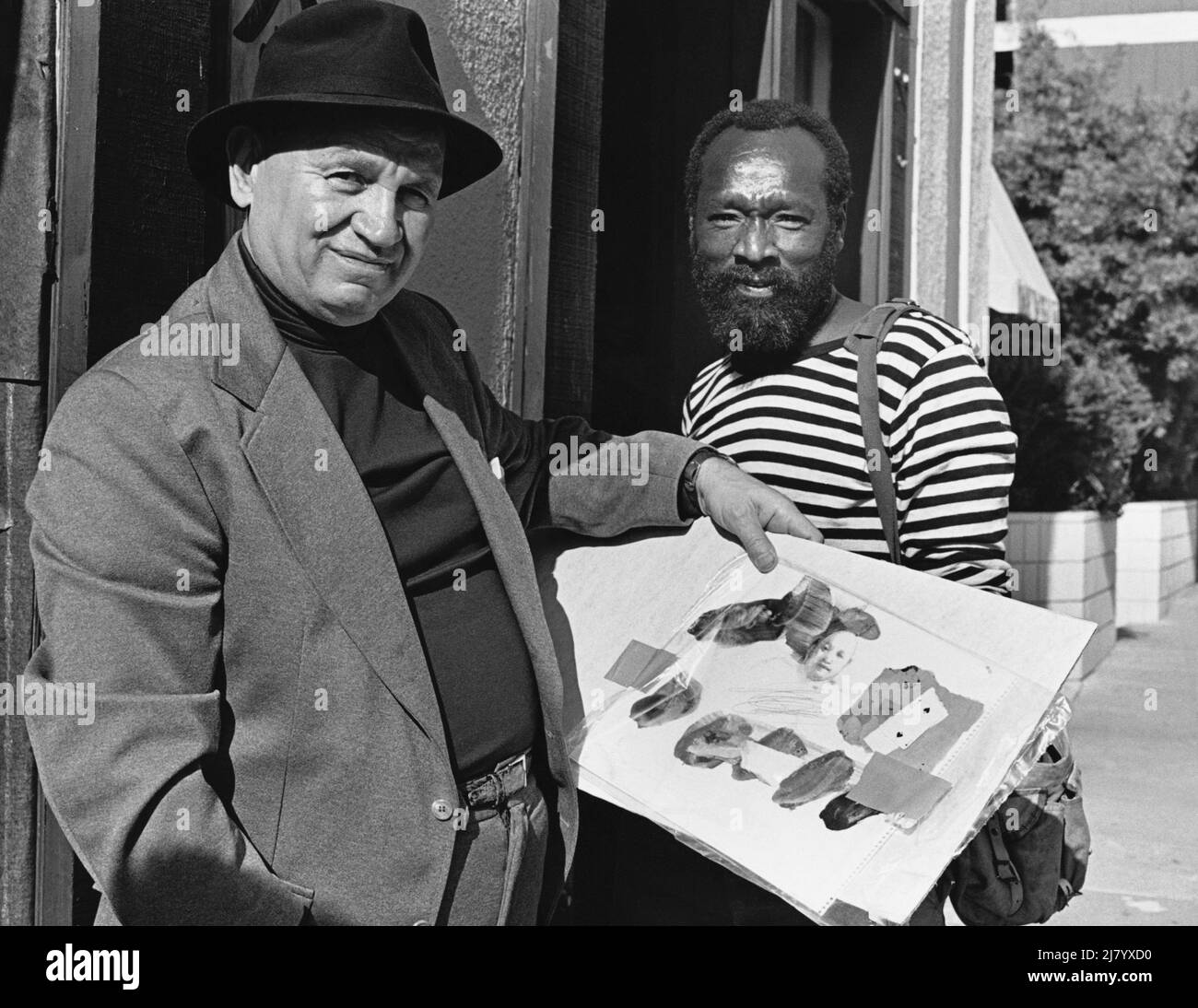 Romare Bearden & Raymond Saunders Stockfoto