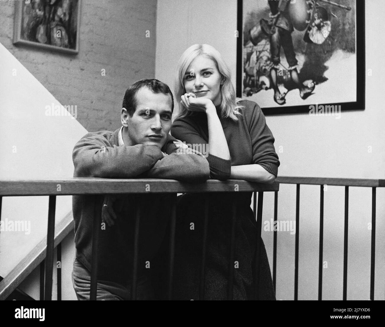 Newman und Woodward, c. 1961 Stockfoto