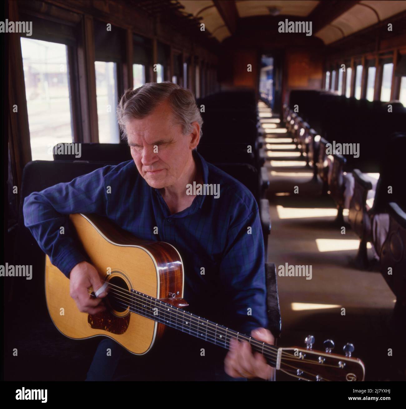 DOC Watson Cover von Riding the Midnight Train Stockfoto