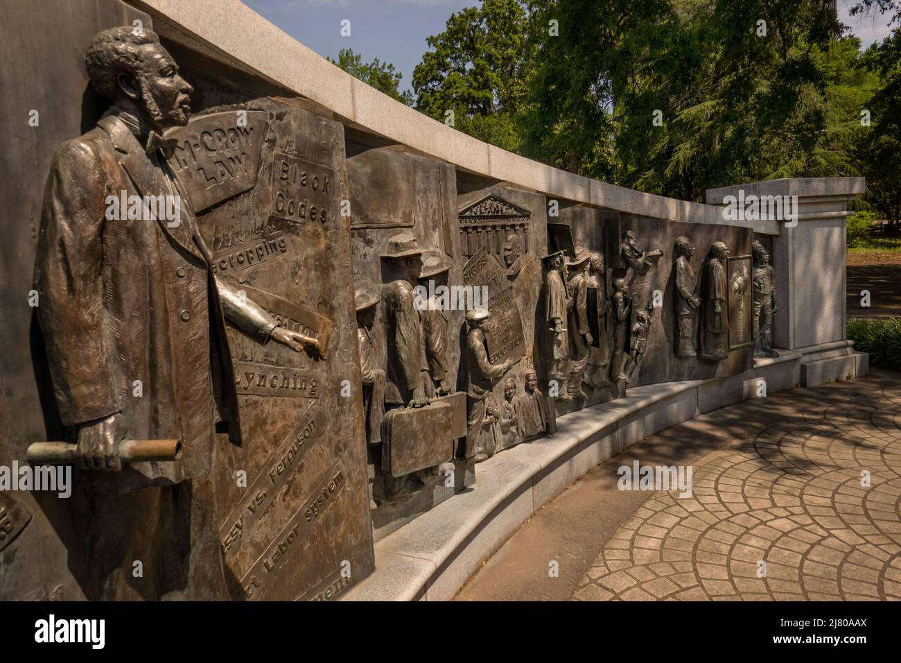 African American History Monument im State House in Columbia South Carolina Stockfoto