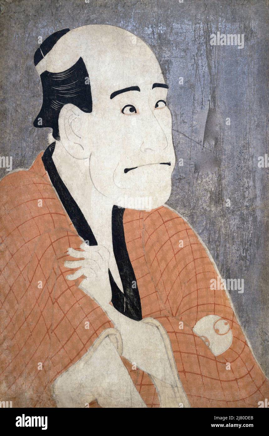 Arashi Ryūzō Ich als Ishibe Kinkichi im Theaterstück „Hana Ayame Bunroku Soga Stockfoto