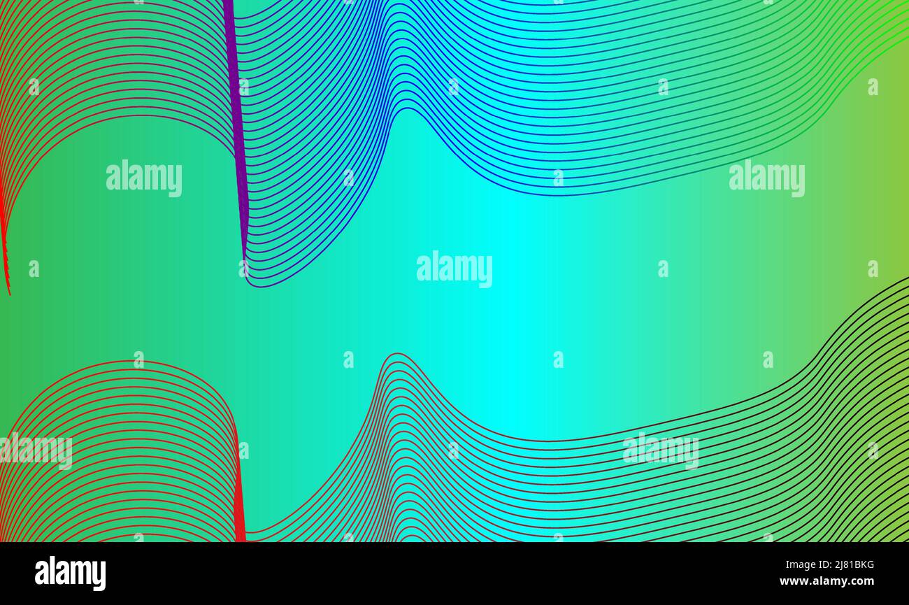 Nahtloses Muster mit geometrischen Wellen. Stylische Textur Stock Vektor