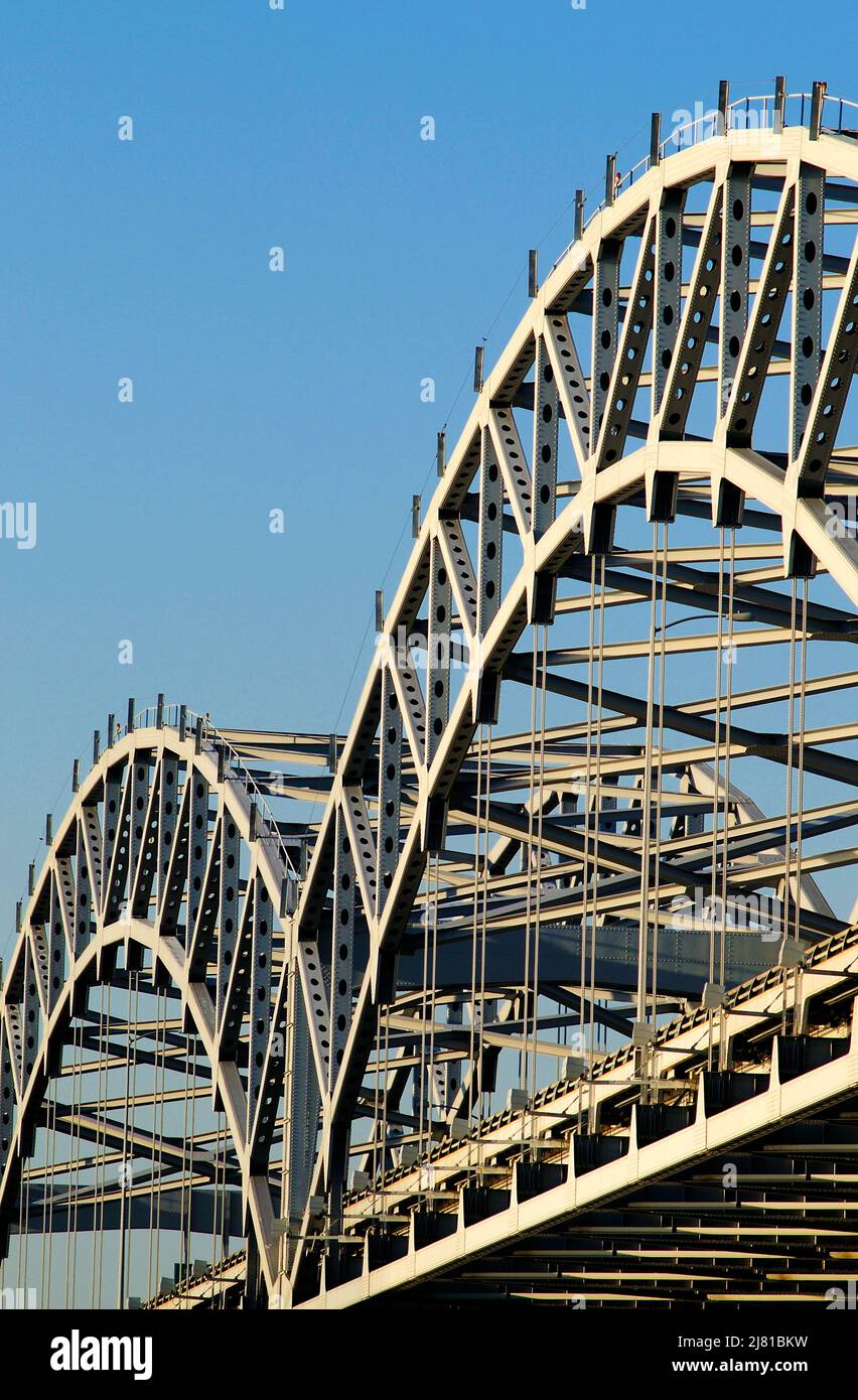 Die Broadway Bridge in Kansas City, MO, USA Stockfoto