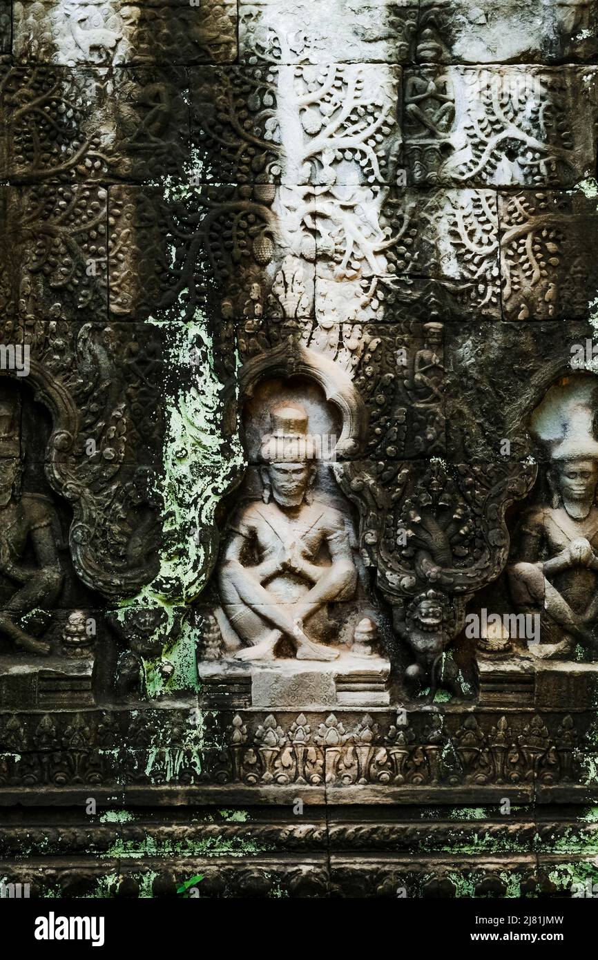 Kambodschanischer Tempel Budda Saint Stockfoto
