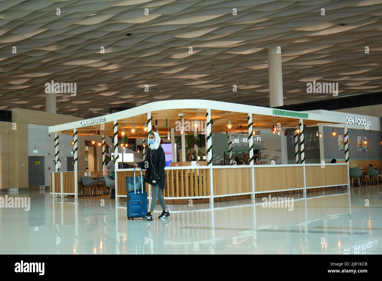 Das neue Passagierterminal, Bahrain International Airport, Muharraq, Königreich Bahrain Stockfoto