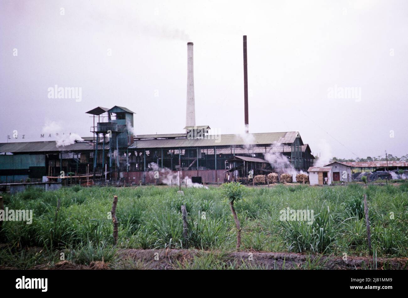 Luz Maria Zuckerfabrik, Guayoquil, Ecuador, Südamerika, 1962 Stockfoto