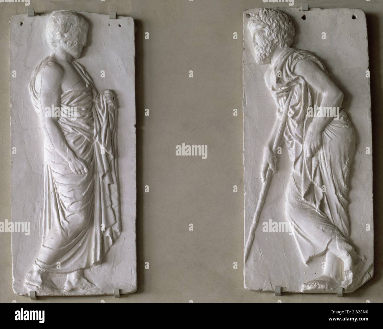 Seite eines Sarkophags, der die Arbeit des Herkules, Roman, 2. Jahrhundert (Marmor) darstellt; Palazzo Ducale & Museo, Mantua, Lombardei, Italien; . Stockfoto