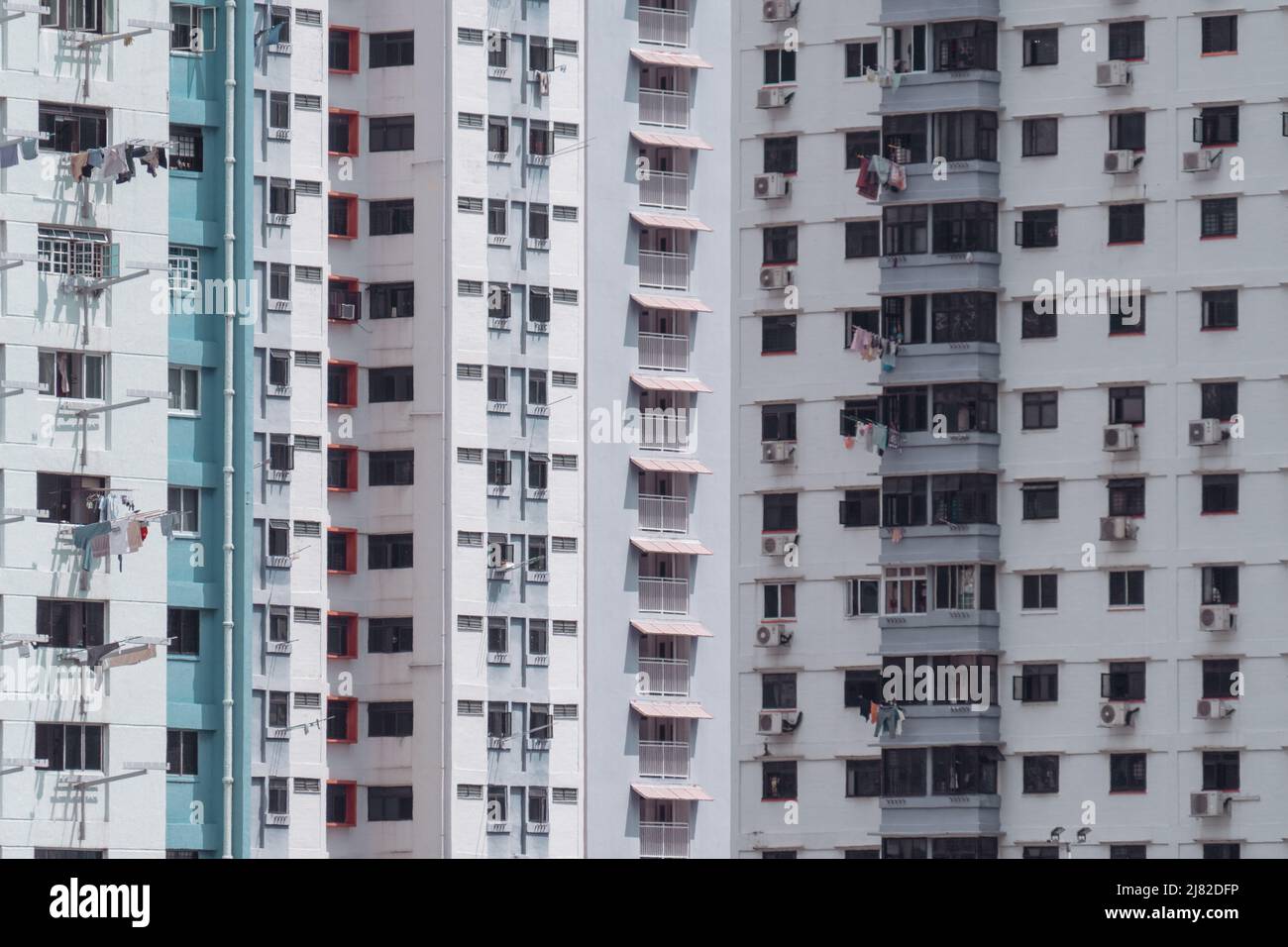 Gebäude in Singapur Stockfoto