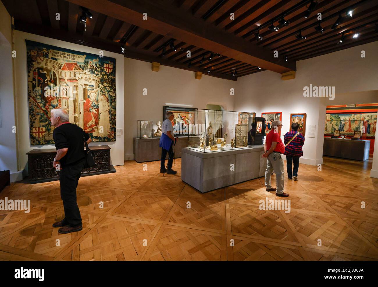 WIEDERERÖFFNUNG DES CLUNY MUSEUMS PARIS Stockfoto