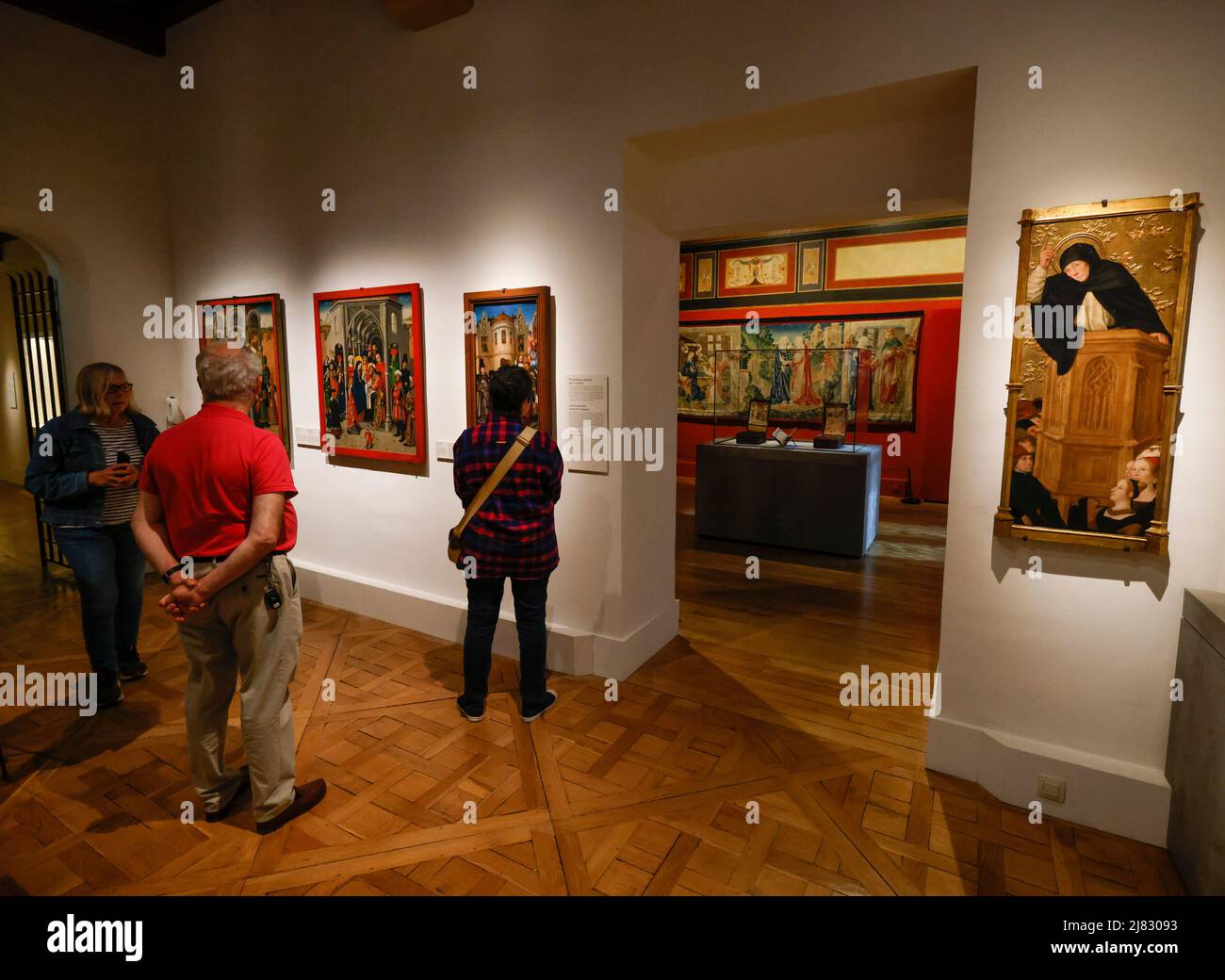 WIEDERERÖFFNUNG DES CLUNY MUSEUMS PARIS Stockfoto