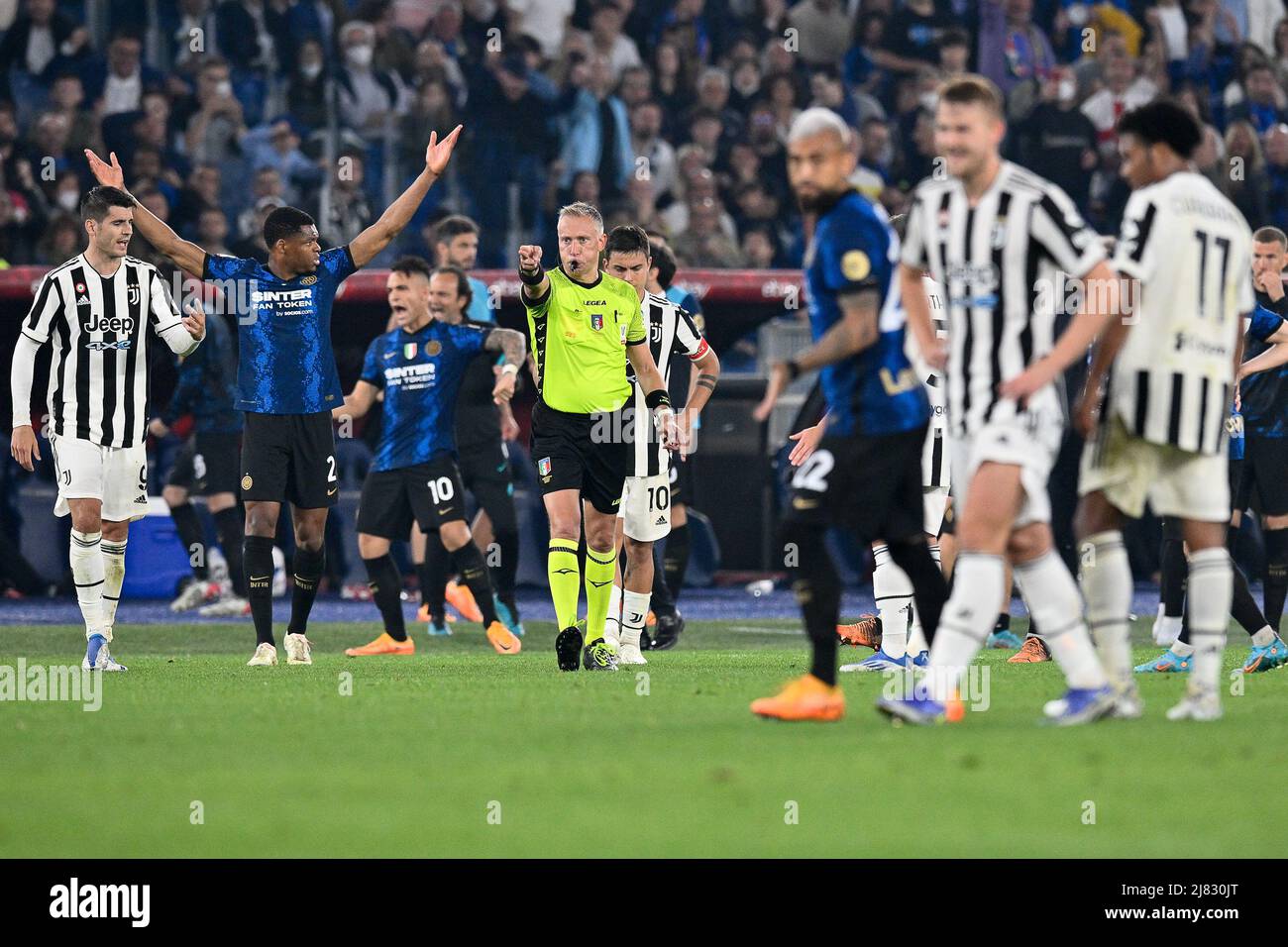 Italien. 11.. Mai 2022. Schiedsrichter Paolo Valeri während des Fußballspiels, Stadio Olimpico, Juventus V Internazionale, 11. Mai 2022 (Foto: AllShotLive/Sipa USA) Credit: SIPA USA/Alamy Live News Stockfoto