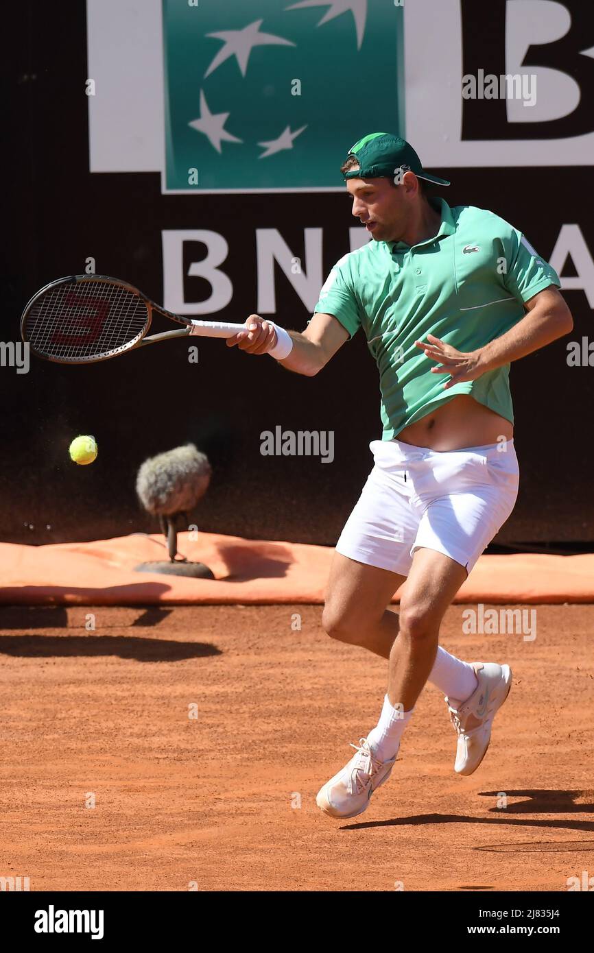 Rom, Italien: 12.. Mai 2022; ATP Rome Ital Open Tennisturnier; Filip Krajinovic Stockfoto