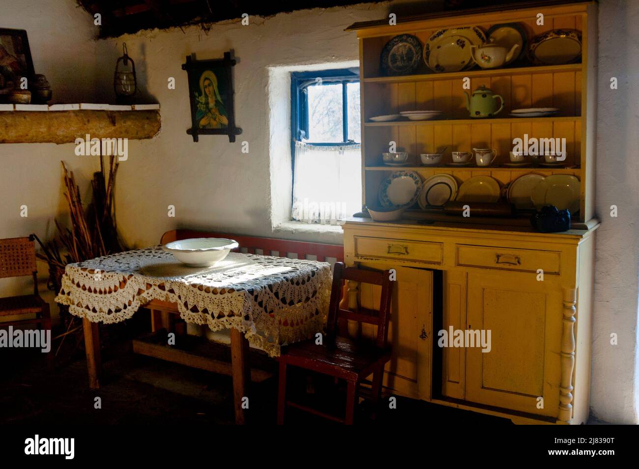 Kerry Bog Village Museum am Ring of Kerry, Irland. Stockfoto