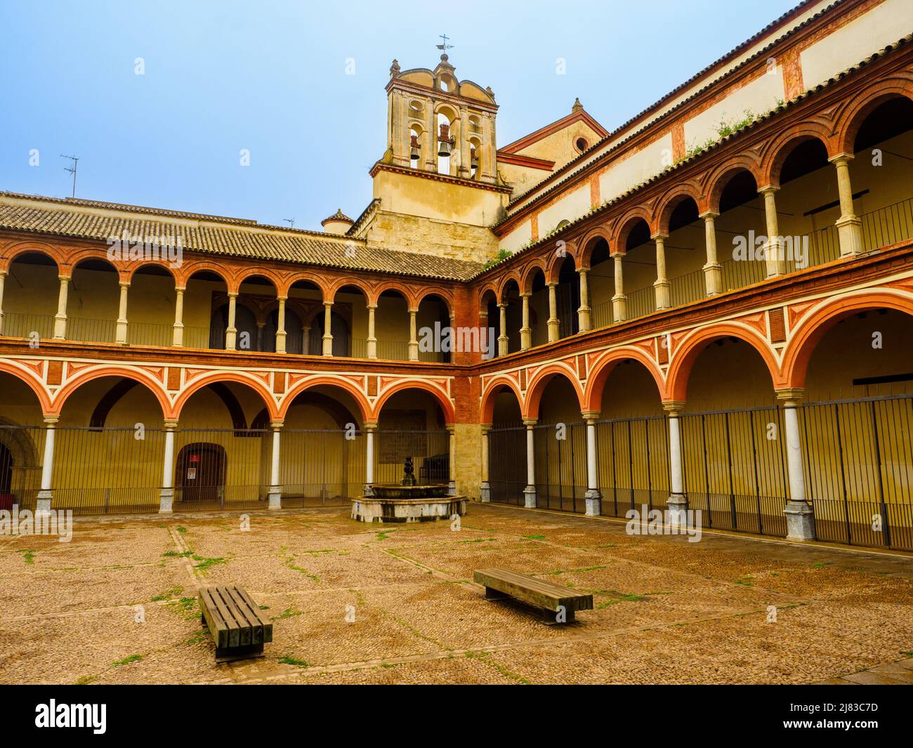 Cloister San Francisco XVII century - Cordoba, Spain Stockfoto