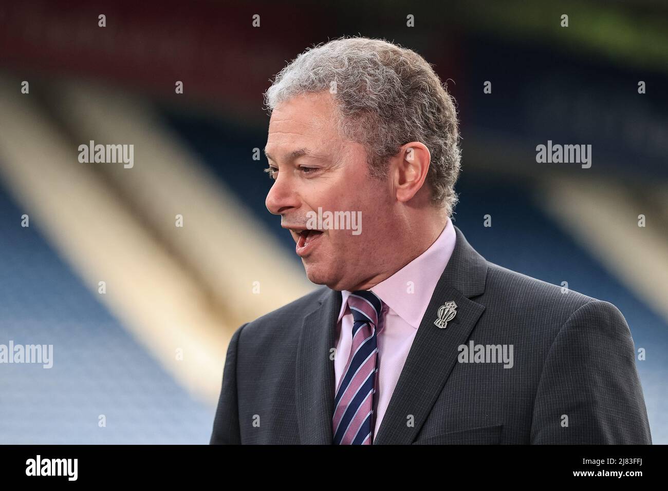 Huddersfield, Großbritannien. 12.. Mai 2022. RFL-Vorsitzender Simon Johnson ist am 5/12/2022 für das heutige Spiel in Huddersfield, Großbritannien, anwesend. (Foto von Mark Cosgrove/News Images/Sipa USA) Quelle: SIPA USA/Alamy Live News Stockfoto