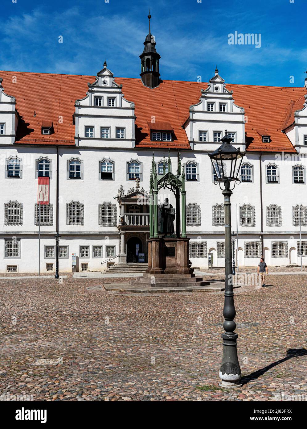 Altes Rathaus, Markt, Lutherstadt Wittenberg, Wittenberg, Sachsen-Anhalt, Deutschland Stockfoto
