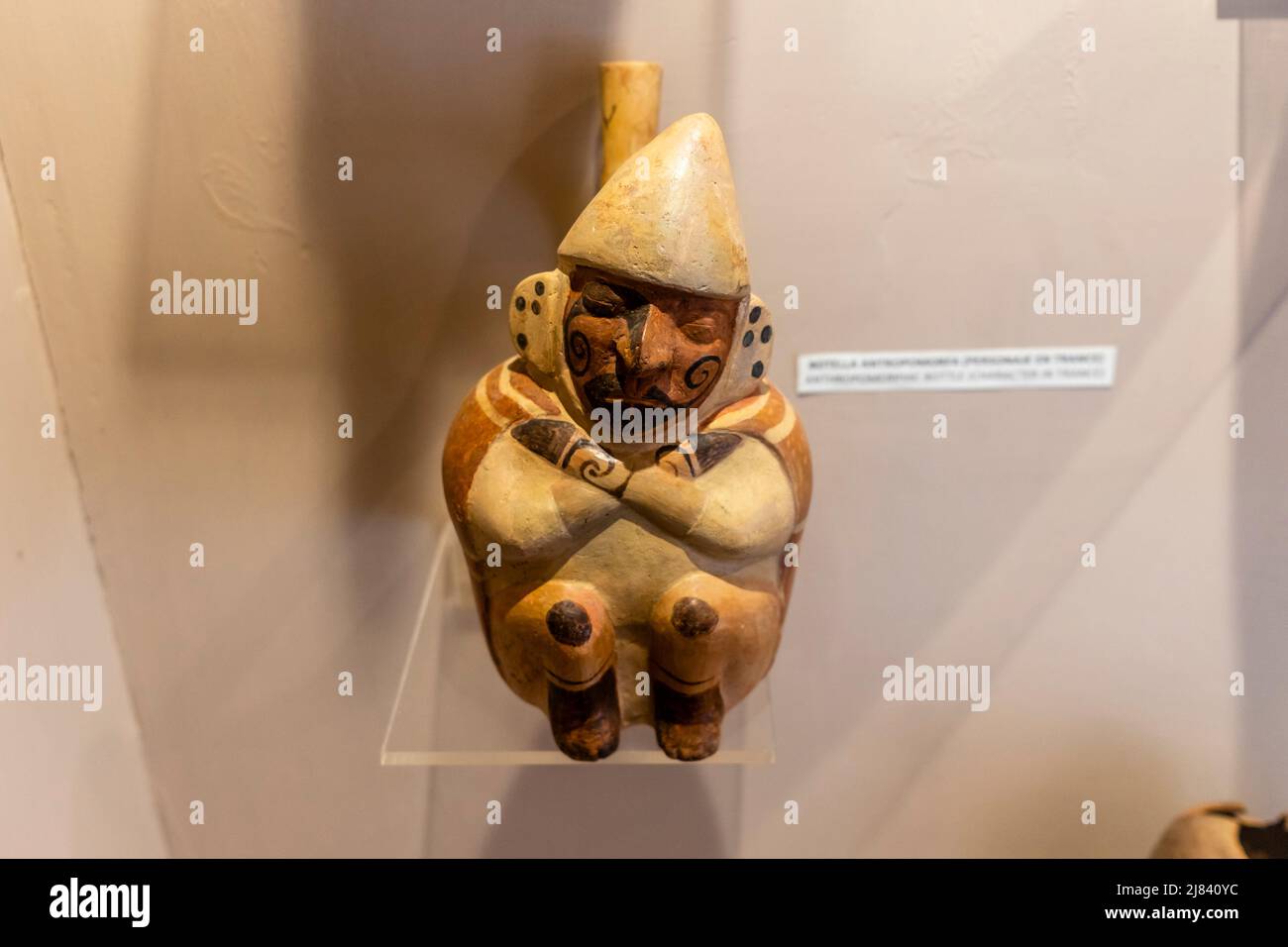 Ausstellungen Im Museo De Sitio Chan Chan, Trujillo, Provinz La Libertad, Peru. Stockfoto