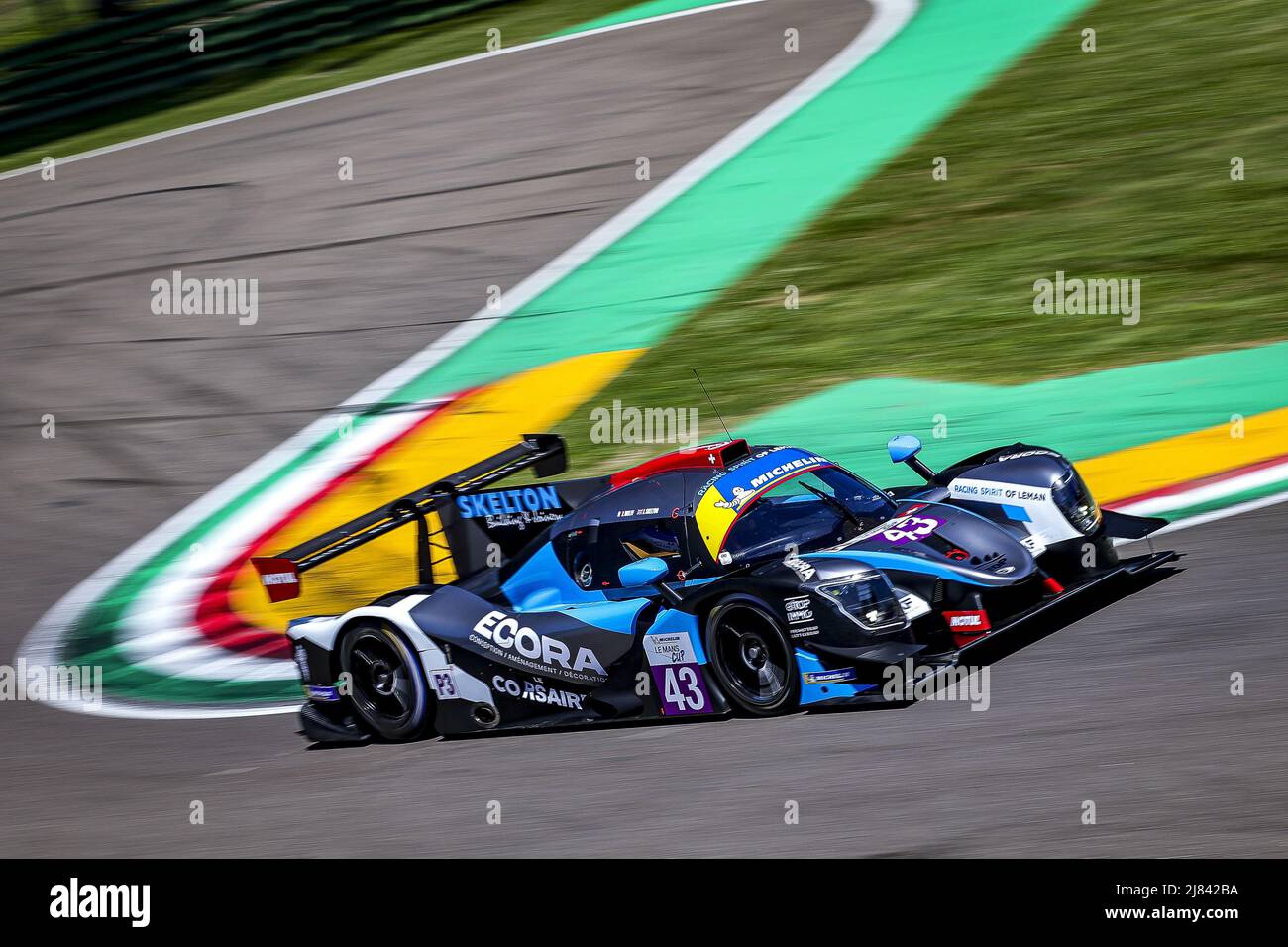 43 WOLFF Jacques (Fra), SKELTON Josh (gbr), Racing Spirit of Le Mans, Ligier JS P320 - Nissan, Aktion während des 2.. Michelin Le Mans Cup 2022 auf dem Imola Circuit vom 12. Bis 14. Mai in Imola, Italien - Foto: Paulo Maria/DPPI/LiveMedia Stockfoto