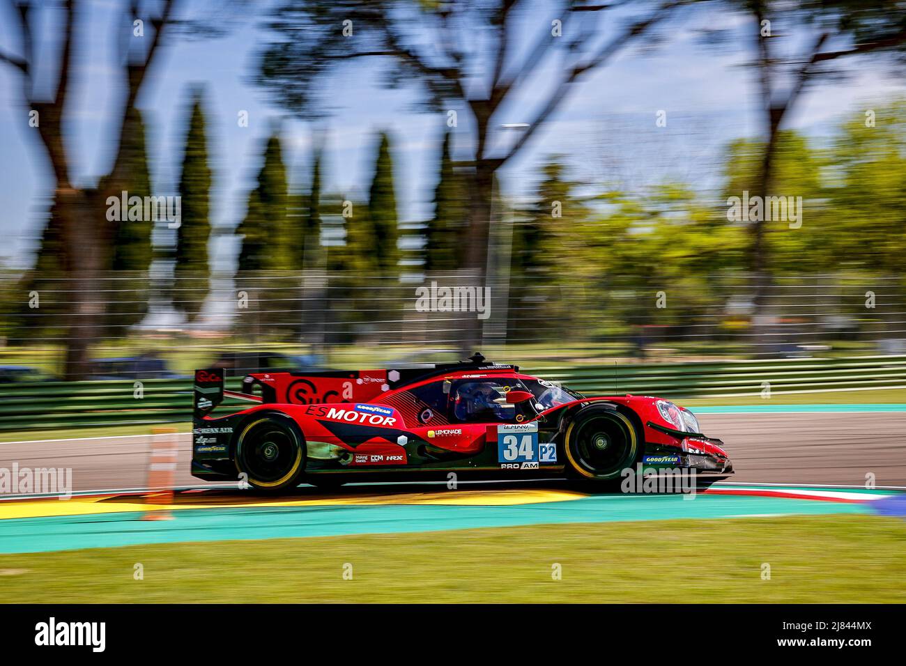 34 AITKEN Jack (gbr), EASTWOOD Charlie (irl), YOLUC Salih (tur), Racing Team Turkey, Areca 07 - Gibson, Action während der 4 Stunden von Imola 2022, 2. Lauf der European Le Mans Series 2022 auf dem Imola Circuit vom 12. Bis 15. Mai in Imola, Italien - Foto: Paulo Maria/DPPI/LiveMedia Stockfoto