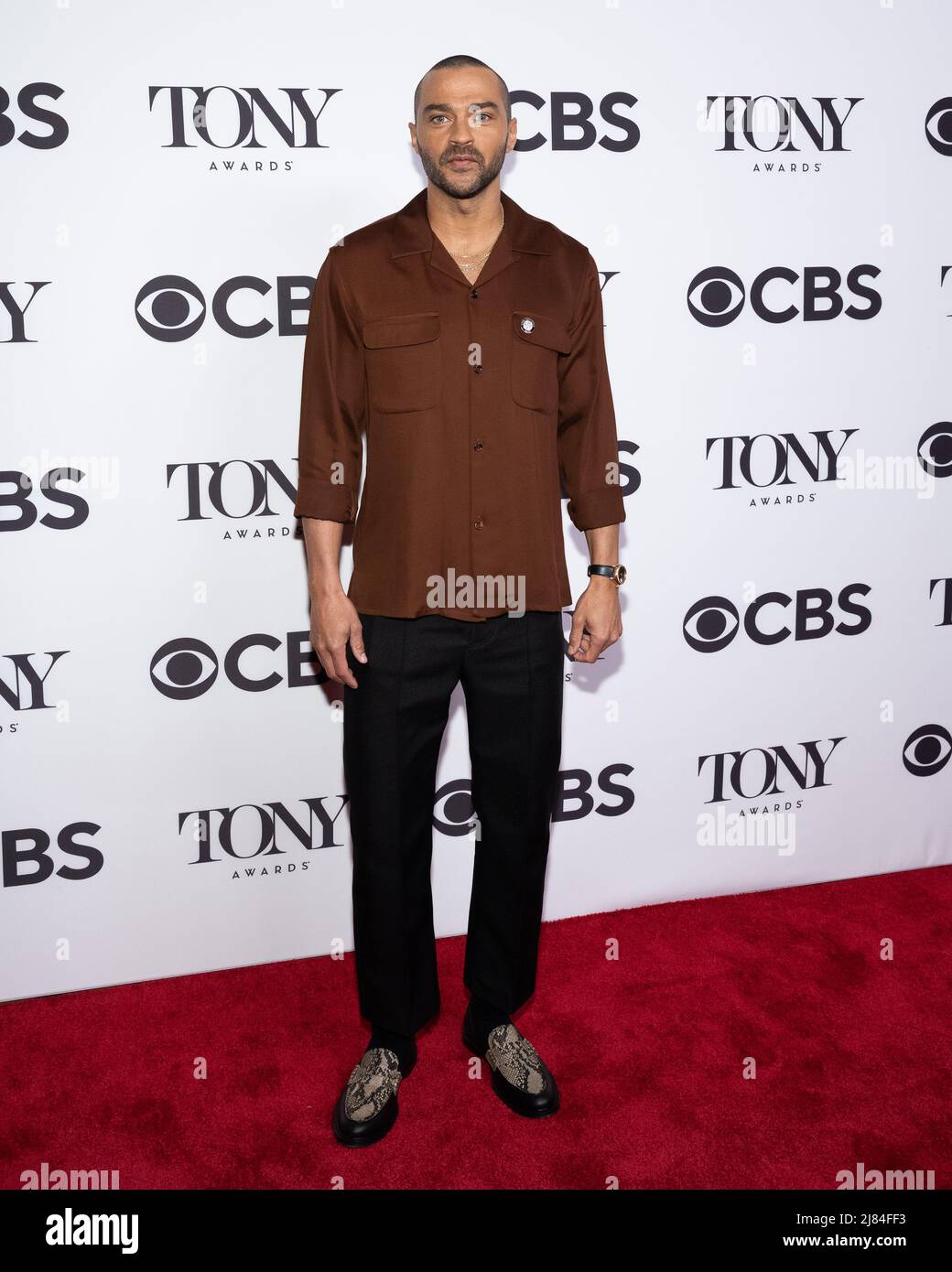 New York, Usa. 12.. Mai 2022. Jesse Williams kommt am 12. Mai 75. beim jährlichen Tony Award Treffen zum nominierten Press Day im 2022 Sofitel New York in New York City an. Foto von Gabriele Holtermann/UPI Kredit: UPI/Alamy Live News Stockfoto