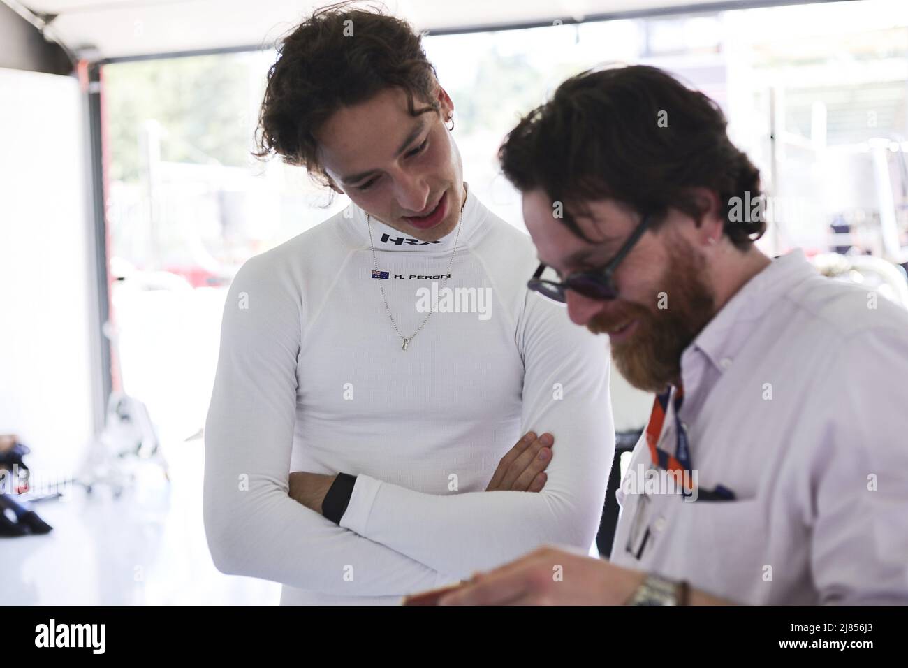 PERONI Alex (aus), Algarve Pro Racing, Areca 07 - Gibson, Portrait während der 4 Stunden von Imola 2022, 2. Lauf der European Le Mans Series 2022 auf dem Imola Circuit vom 12. Bis 15. Mai in Imola, Italien - Foto: Paulo Maria/DPPI/LiveMedia Stockfoto