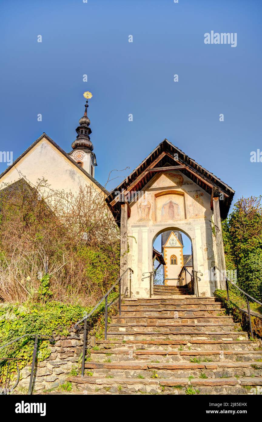 Maria Worth, Österreich, HDR-Bild Stockfoto