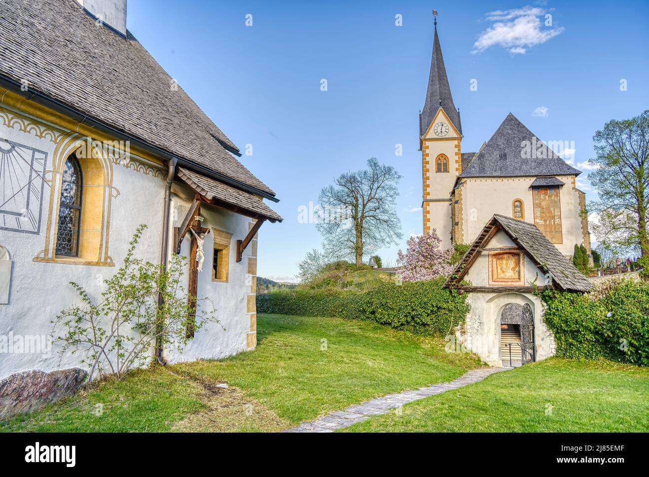 Maria Worth, Österreich, HDR-Bild Stockfoto