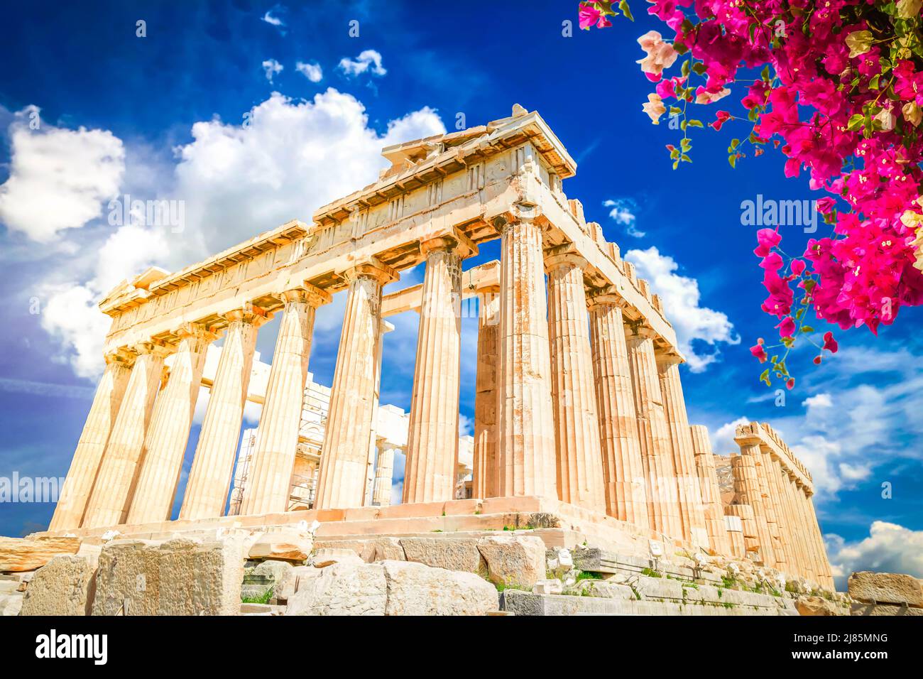 Parthenon Tempel, Athen Stockfoto