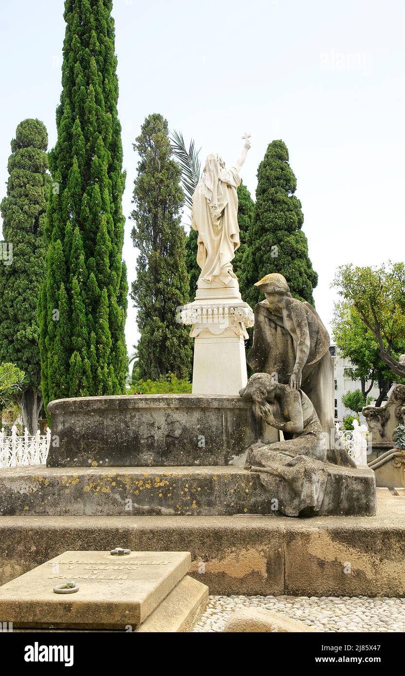 Friedhof Sitges, Barcelona, Katalonien, Spanien, Europa Stockfoto