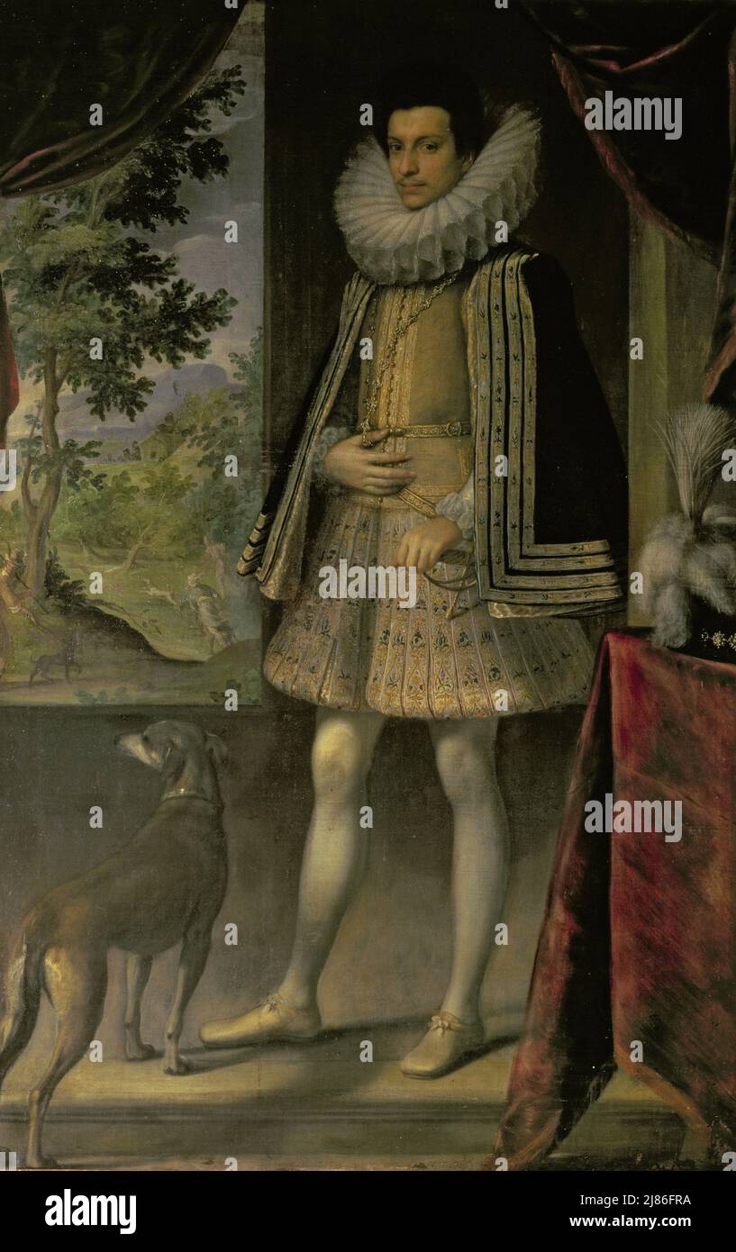 Gedenktafel mit zwei Turnierhelmen, die das Wappen der GonzagaFamilie