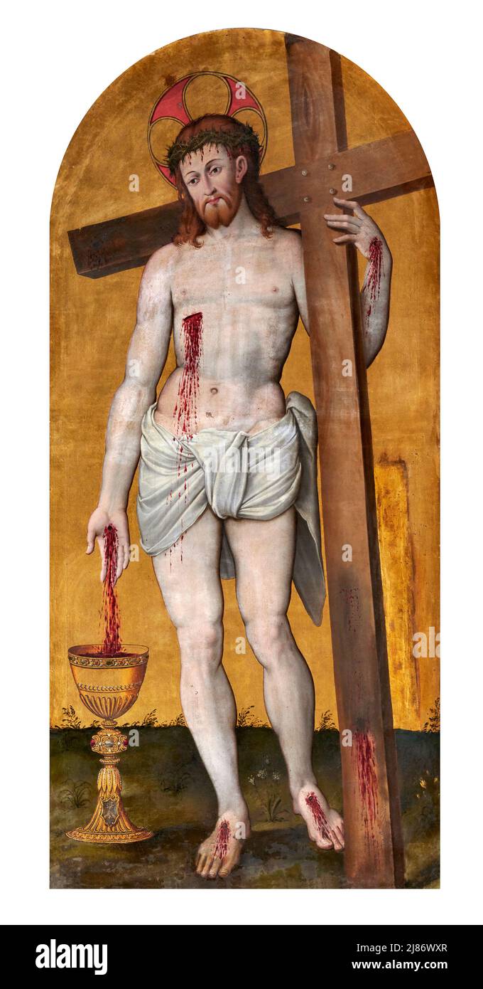 Il Redentore - olio su tavola - Bartolomeo Neroni detto il Riccio - XVI secolo - Montepulciano (Si),Italia,Cattedrale di S. Maria Assunta Stockfoto