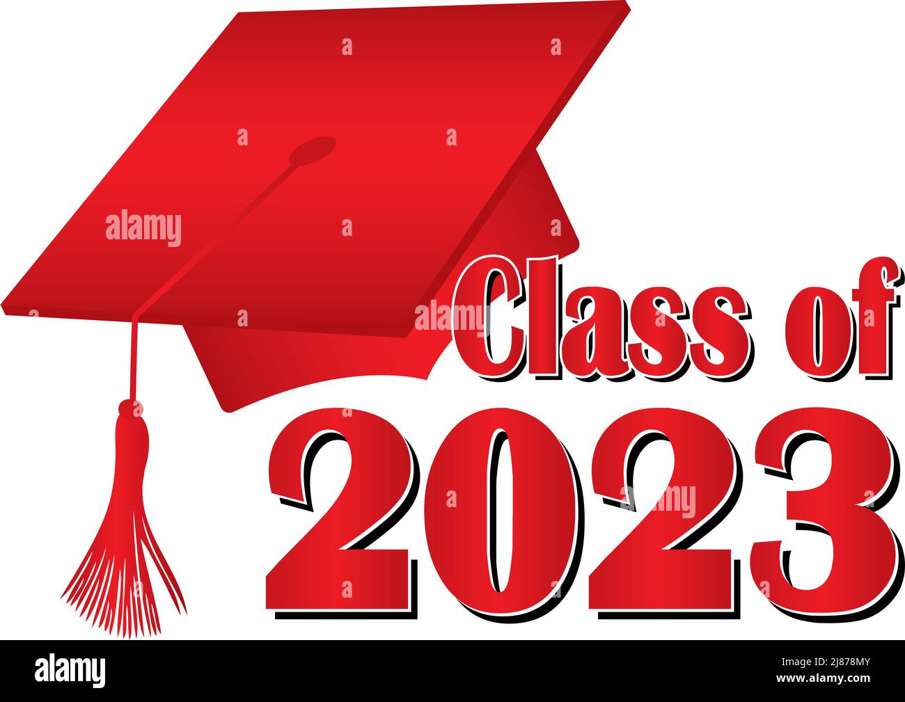 Klasse von 2023 Graduation Cap Stockfotografie Alamy