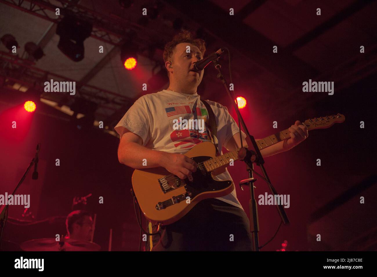 Mai 12, 2022, Bologna, Italien, Italien: Die Wombats, Die britische Indie-Rock-Band um Matthew Murphy spielte am ersten von zwei italienischen Terminen in Bologna. (Bild: © Carlo Verbani/Pacific Press via ZUMA Press Wire) Stockfoto