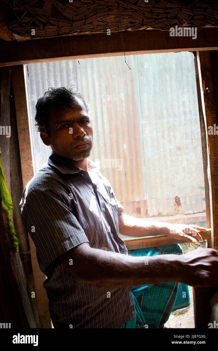 Ein reines Herz Weavers Stockfoto