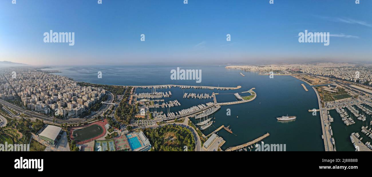 Marina floisvou und die Umgebung,Palaio Faliro,Athen,Griechenland Stockfoto