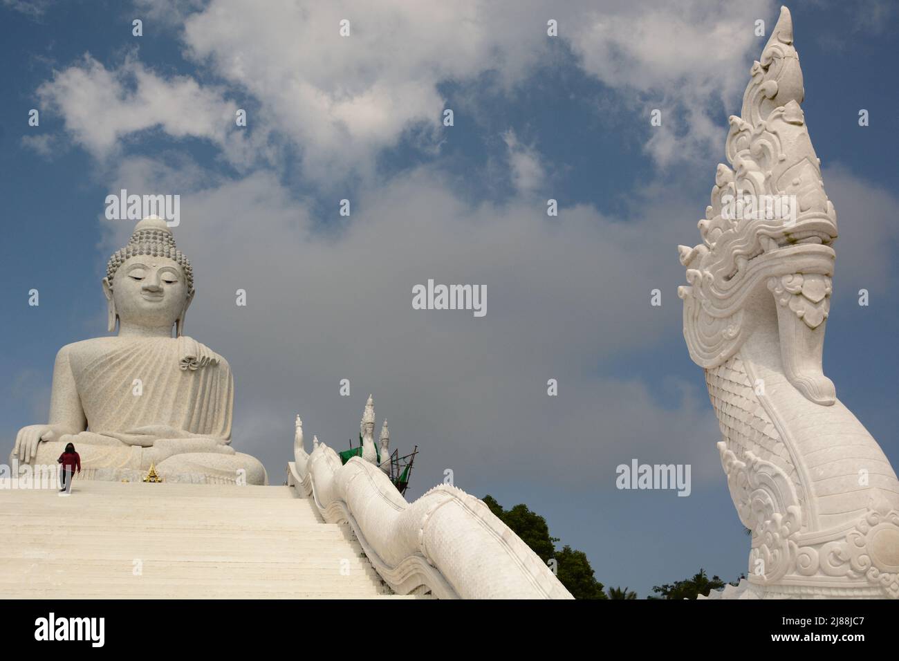 Blick auf den großen Buddha. Phuket. Thailand Stockfoto