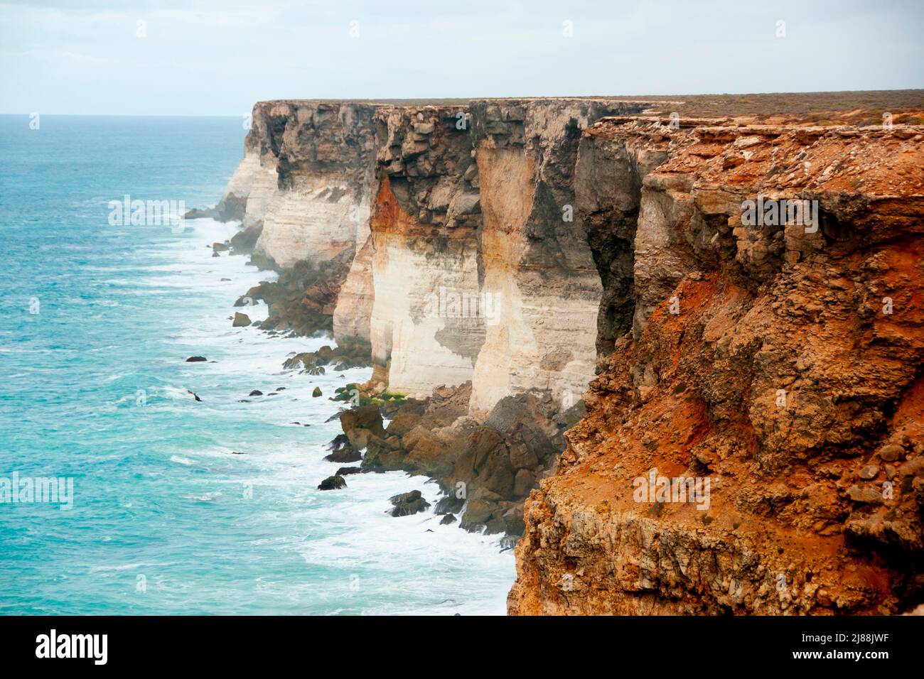 Bunda Cliffs - Nullarbor National Park - Australien Stockfoto