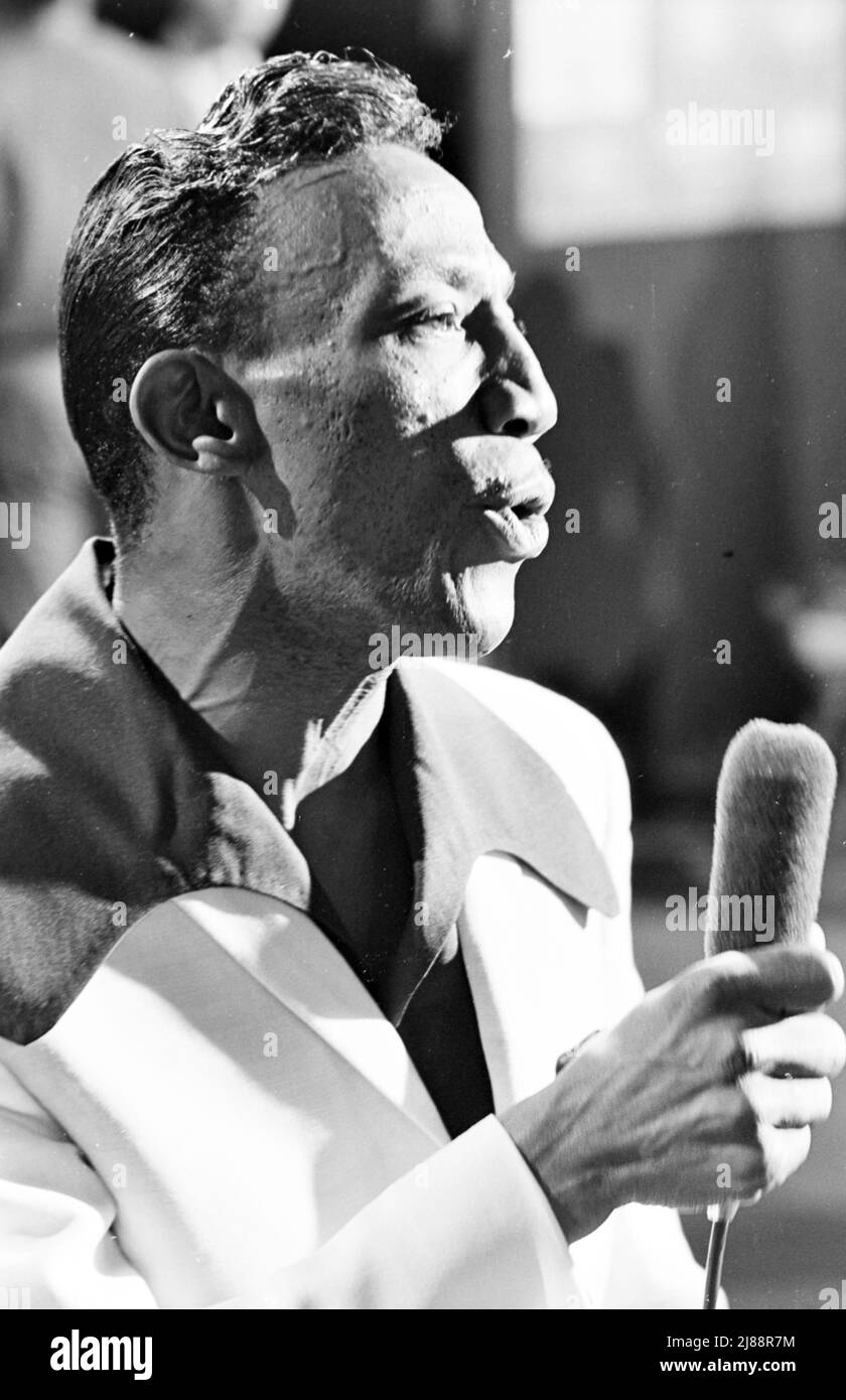 LEE DORSEY (1924-1986) afroamerikanische Sängerin in einer britischen Fernsehsendung im Oktober 1966. Foto: Tony Gale Stockfoto