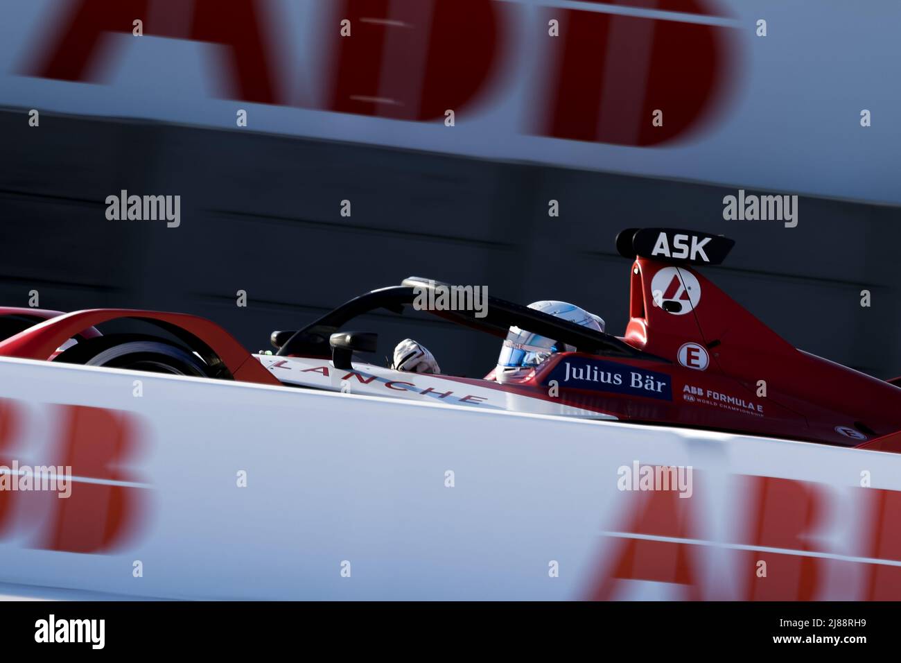 Berlin, Deutschland. 14.. Mai 2022. 28 SKEW Oliver (usa), Avalanche Andretti Formula E, BMW iFE.21, Aktion während des Berlin ePrix 2022, 5. Treffen der ABB FIA Formula E Weltmeisterschaft 2021-22, auf der Straße des Flughafens Tempelhof vom 13. Bis 15. Mai in Berlin - Foto: Fr..d..ric Le Floch/DPPI/LiveMedia Quelle: Independent Photo Agency/Alamy Live News Stockfoto