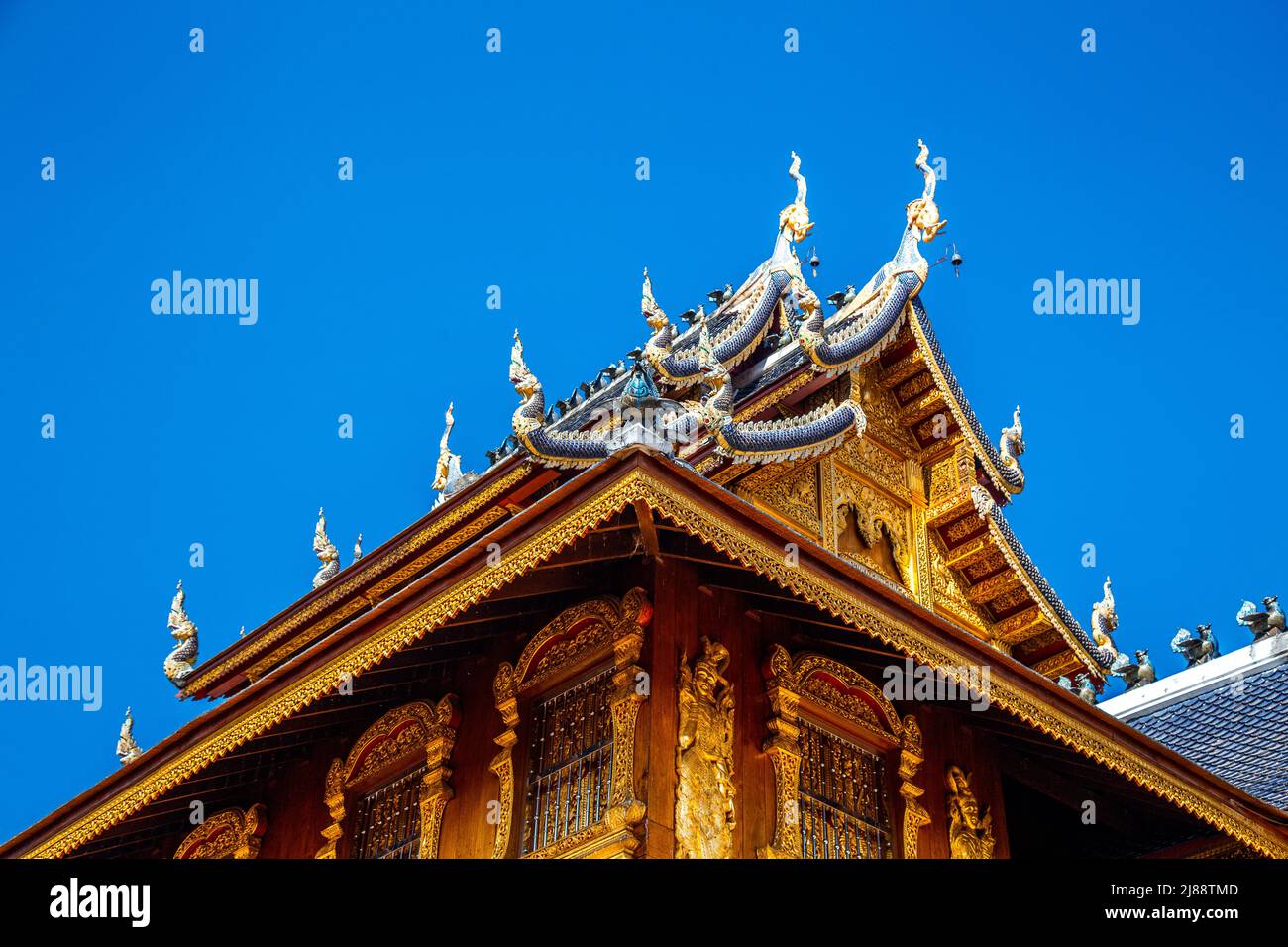 Wat Ban Den oder Wat Banden Complex Tempel im Mae Taeng Bezirk, Chiang Mai, Thailand Stockfoto