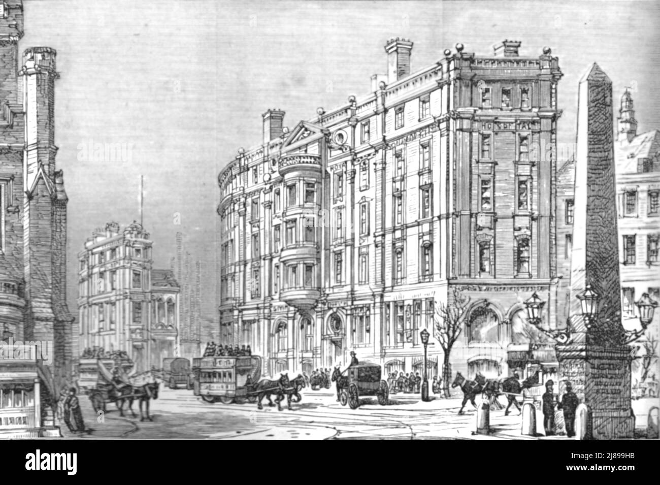 „The Royal South London Opthalmic Hospital“, 1890. Stockfoto