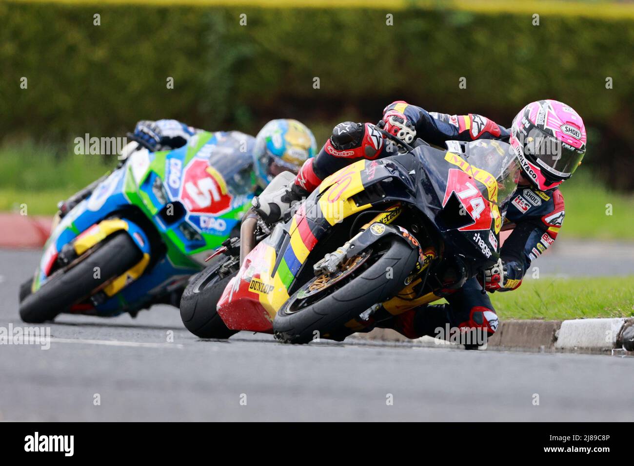 Portrush, Antrim, Nordirland. 14.. Mai 2022. FonaCAB Nicholl Oils Northwest 200 Races; Davey Todd (Milenco von Padgetts Motorcycles Honda) beim SuperStock Race Credit: Action Plus Sports/Alamy Live News Stockfoto